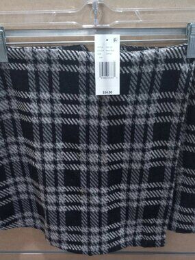 New Blu Pepper Women Wrap Plaid Skorts Size Large
